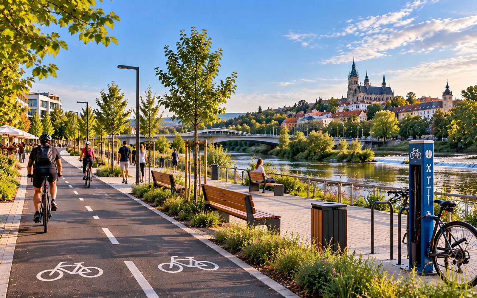 Cyklistická radiála Hornád: Prepojenie Sever – Nad jazerom