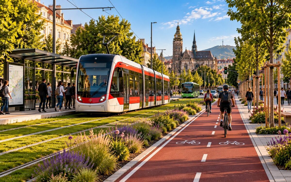 Securing €3.2 million from EU funds for green public transport and cycle routes